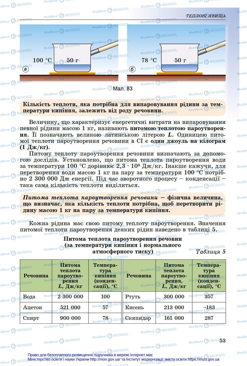 Учебники Физика 8 класс страница 53