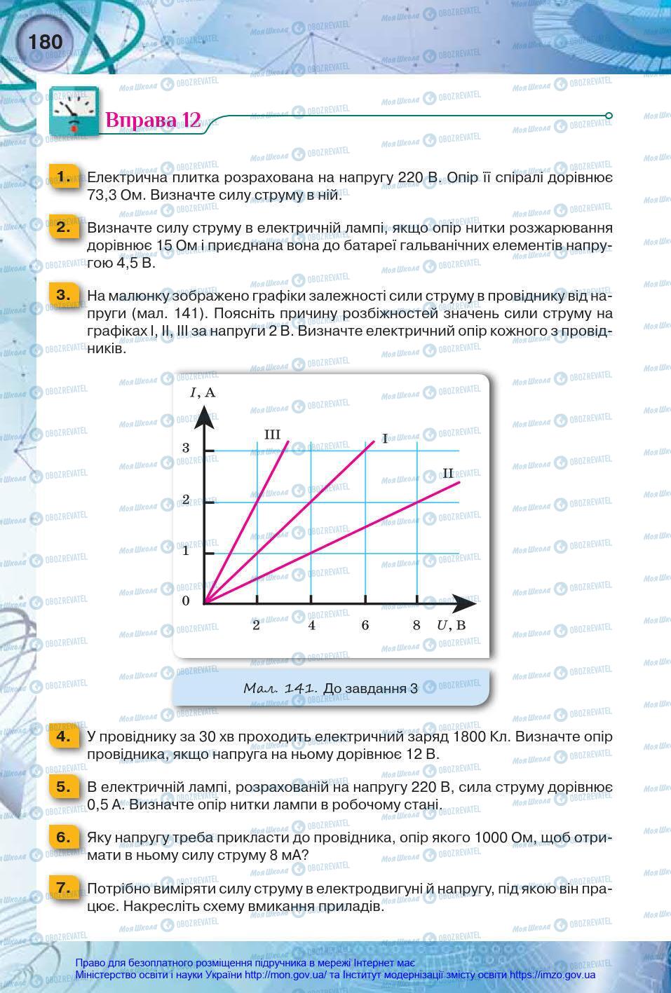 Учебники Физика 8 класс страница 180