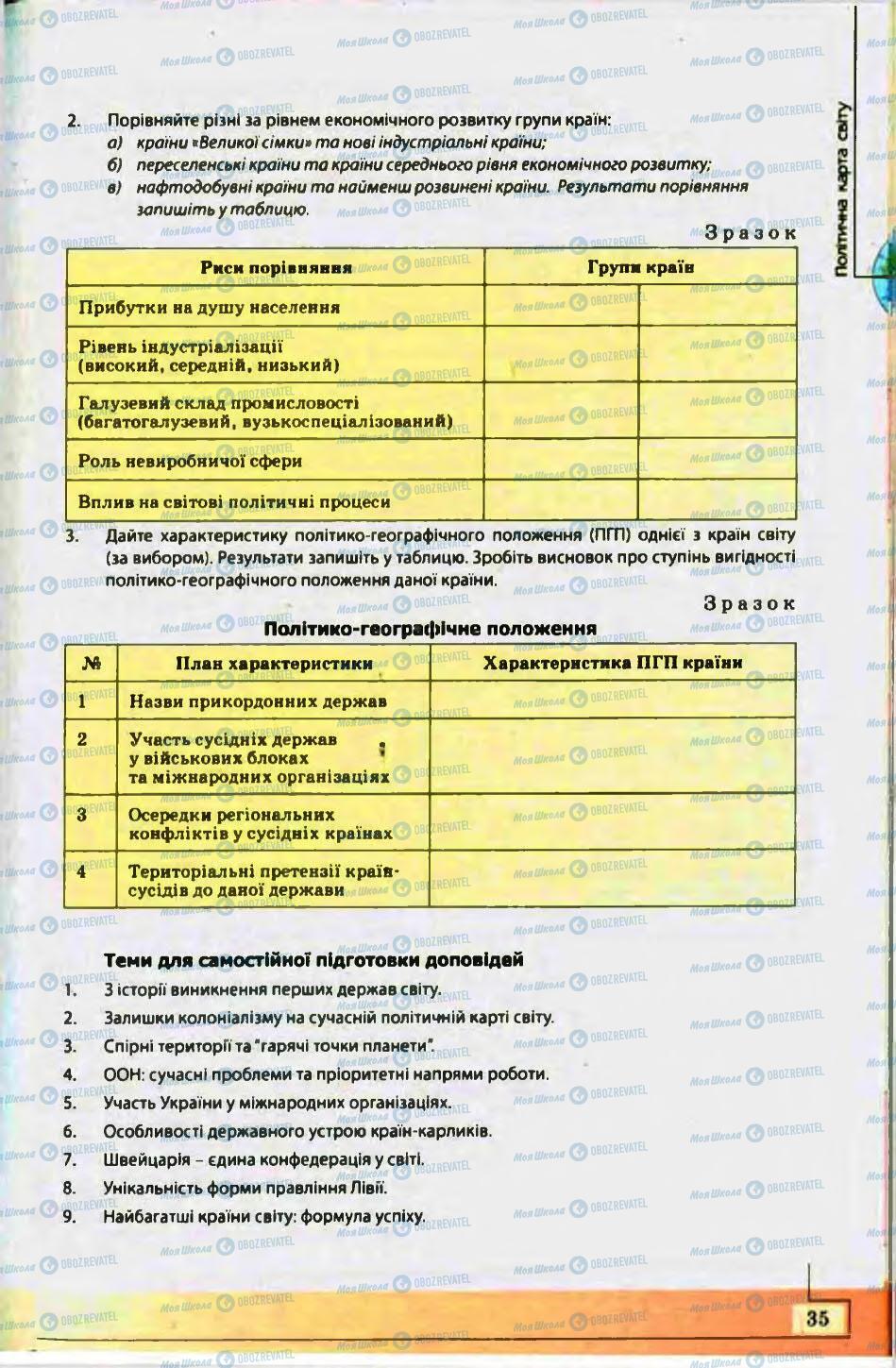 Учебники География 10 класс страница 35