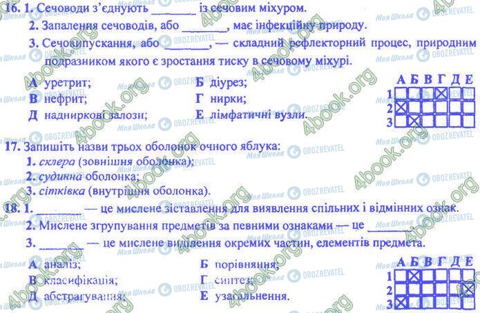 ДПА Біологія 9 клас сторінка Варіант 2