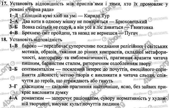 ДПА Укр лит 9 класс страница Варіант 7