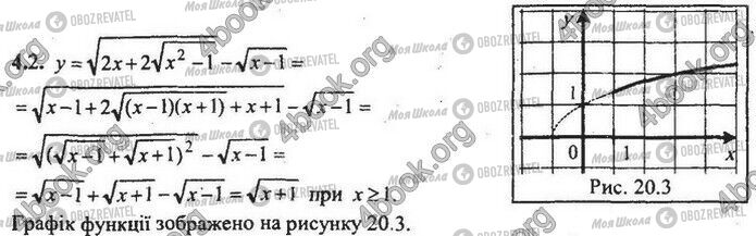 ДПА Математика 9 клас сторінка Варіант 20