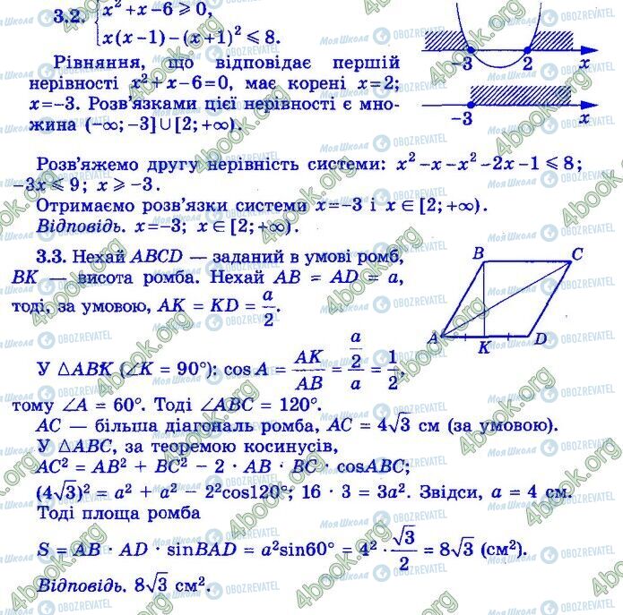 ДПА Математика 9 класс страница Варіант 40