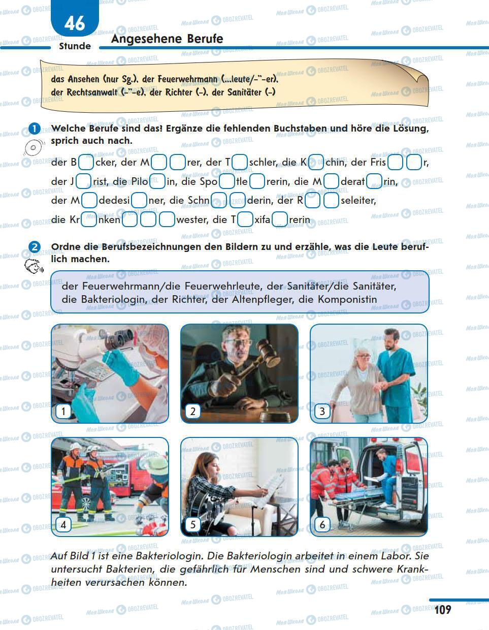 Учебники Немецкий язык 11 класс страница 109