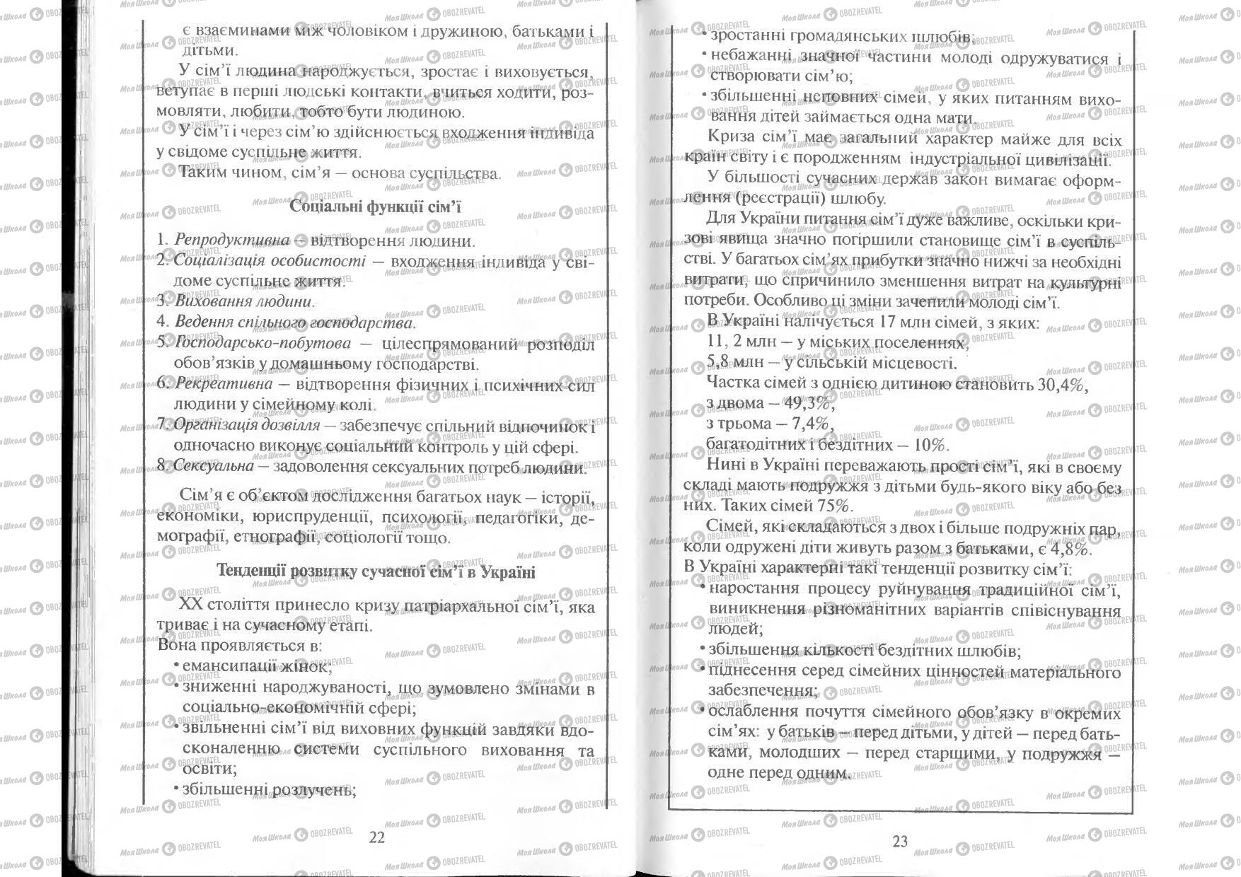 Підручники Людина і світ 11 клас сторінка 22-23