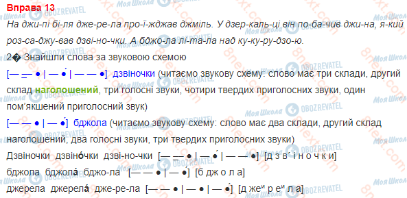 ГДЗ Українська мова 3 клас сторінка 13
