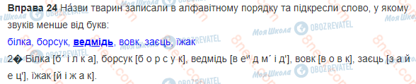 ГДЗ Українська мова 3 клас сторінка 24