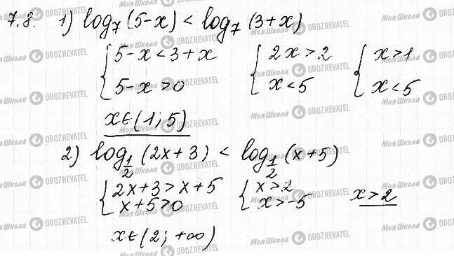 ГДЗ Математика 11 класс страница 8