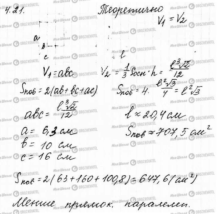 ГДЗ Математика 11 клас сторінка 21