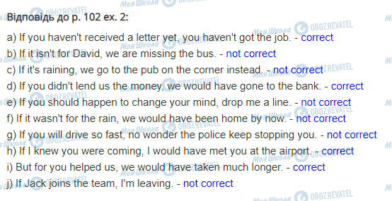 ГДЗ Англійська мова 11 клас сторінка стор.102,впр.2
