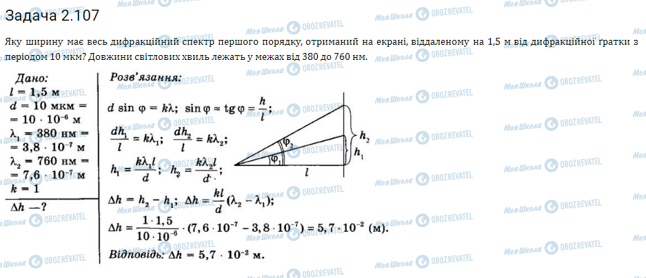 ГДЗ Физика 11 класс страница 2.107