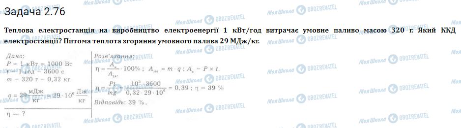 ГДЗ Фізика 11 клас сторінка 2.76