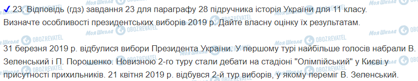 ГДЗ Історія України 11 клас сторінка 28