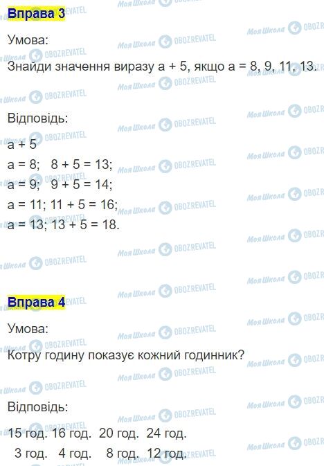 ГДЗ Математика 2 клас сторінка я вже вмію і знаю