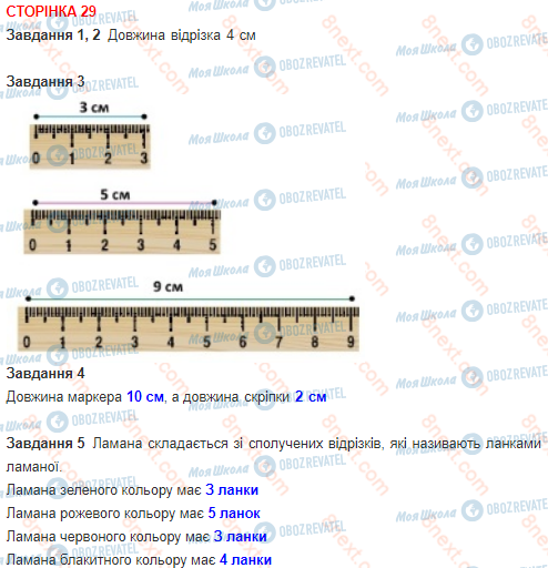 ГДЗ Математика 1 класс страница 29