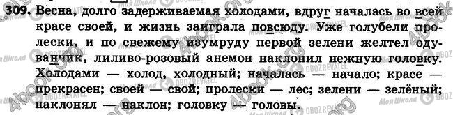 ГДЗ Російська мова 4 клас сторінка 309