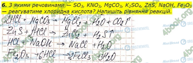 ГДЗ Химия 9 класс страница Стр. 10 (6)