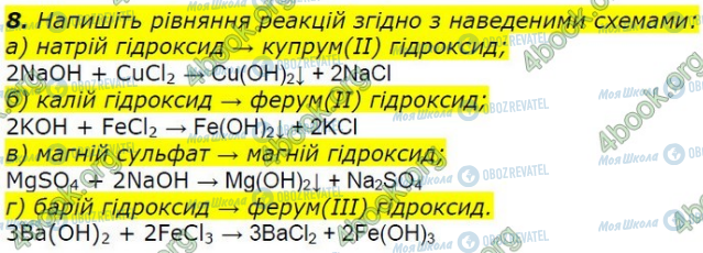 ГДЗ Хімія 9 клас сторінка Стр. 10 (8)