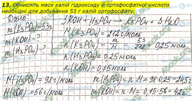 ГДЗ Хімія 9 клас сторінка Стр. 15 (13)