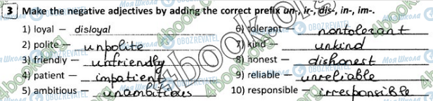 ГДЗ Англійська мова 8 клас сторінка Стр.64 (3)