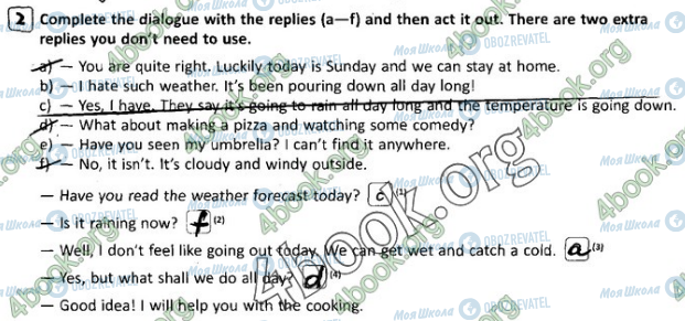 ГДЗ Англійська мова 8 клас сторінка Стр.69 (2)