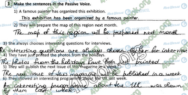 ГДЗ Англійська мова 8 клас сторінка Стр.70 (3)