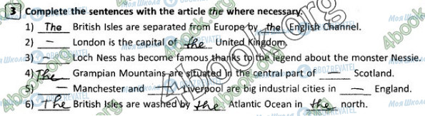 ГДЗ Англійська мова 8 клас сторінка Стр.72 (3)