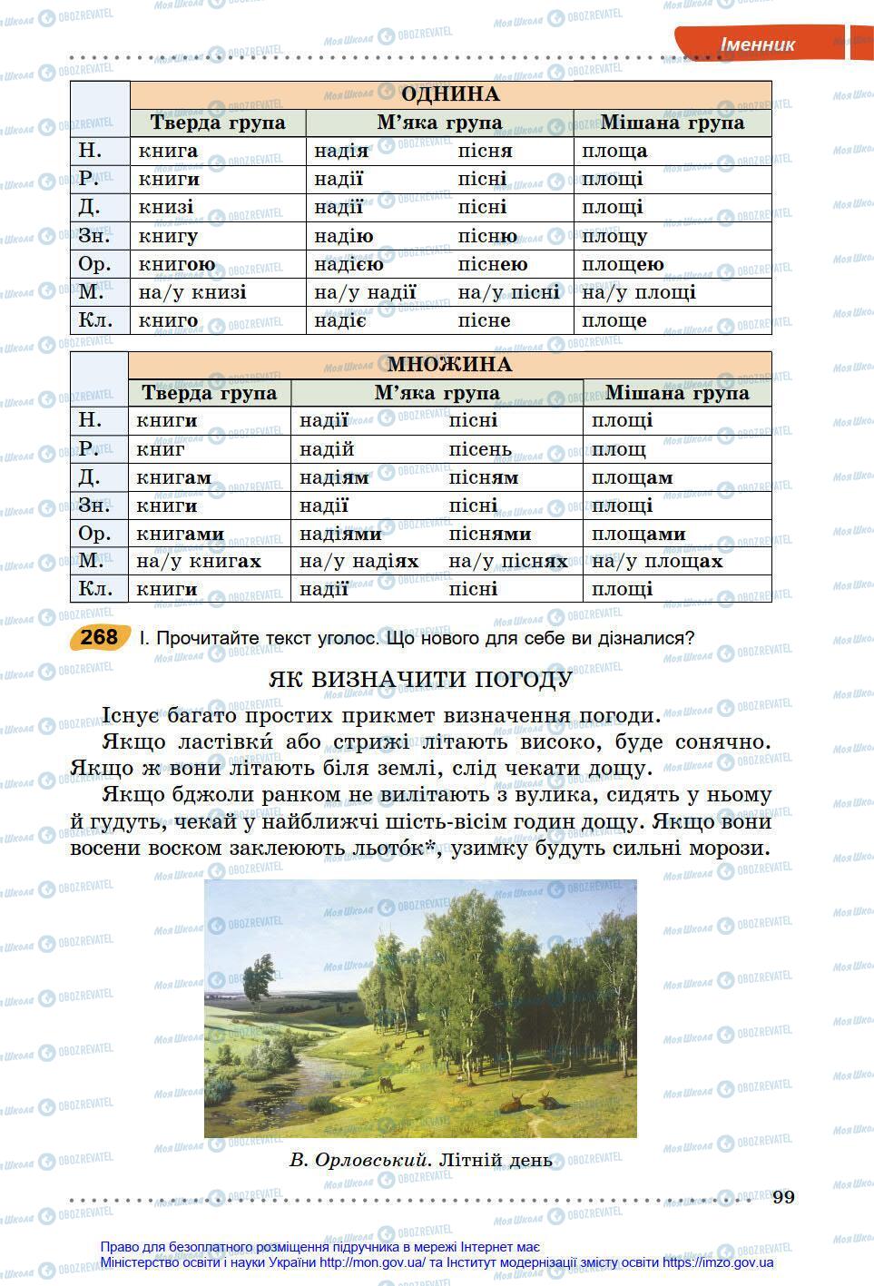 Підручники Українська мова 6 клас сторінка 99