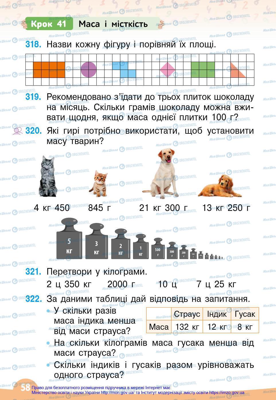 Учебники Математика 4 класс страница 58