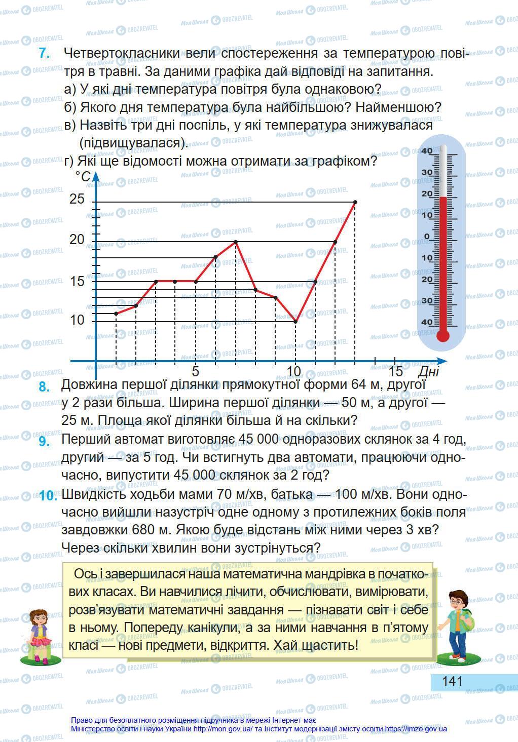 Підручники Математика 4 клас сторінка 141