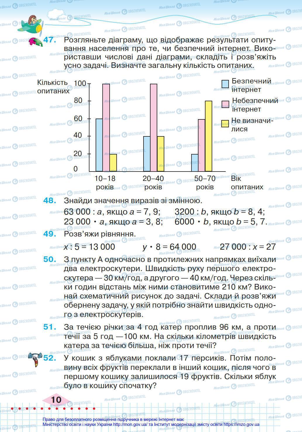 Підручники Математика 4 клас сторінка 10