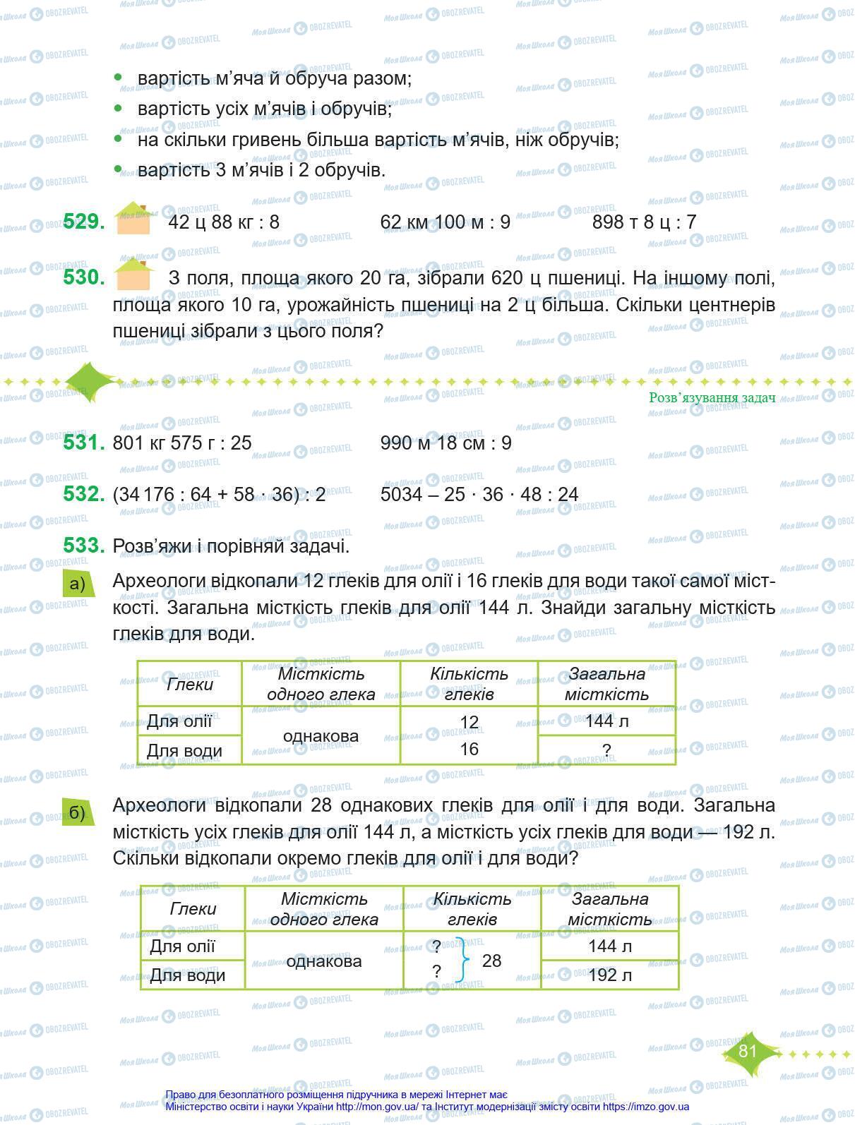 Учебники Математика 4 класс страница 81