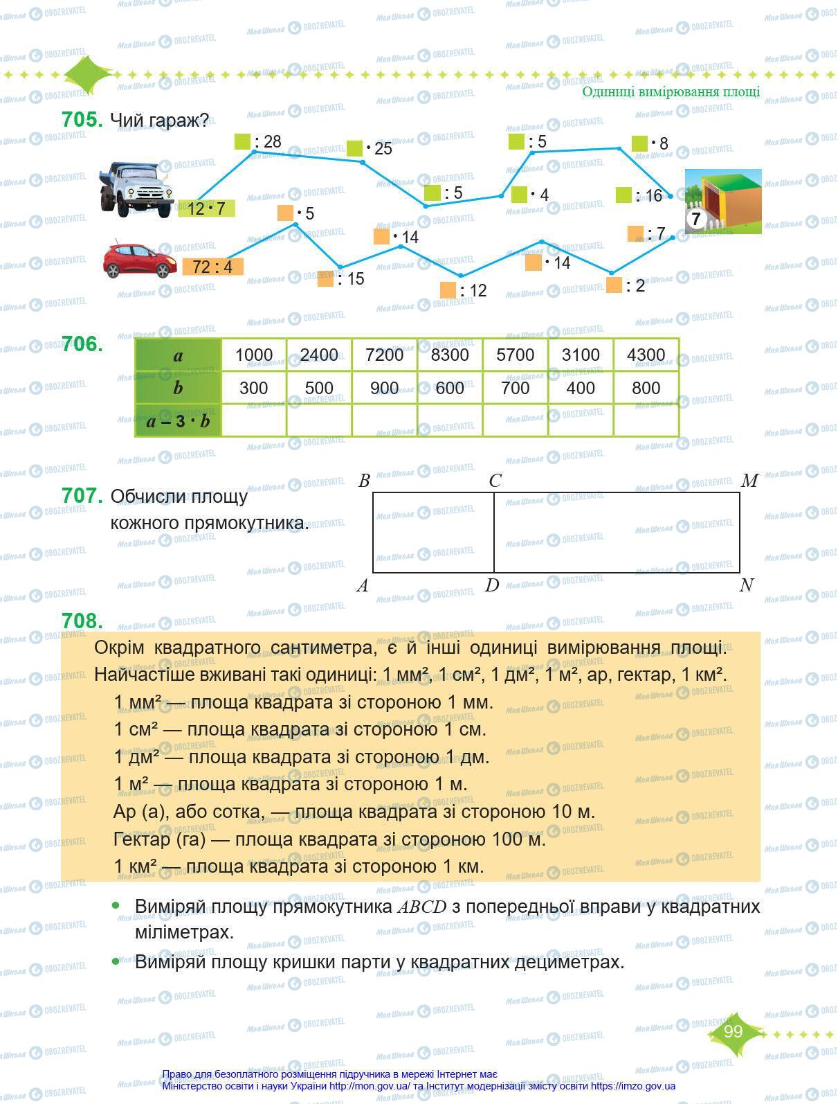 Підручники Математика 4 клас сторінка 99