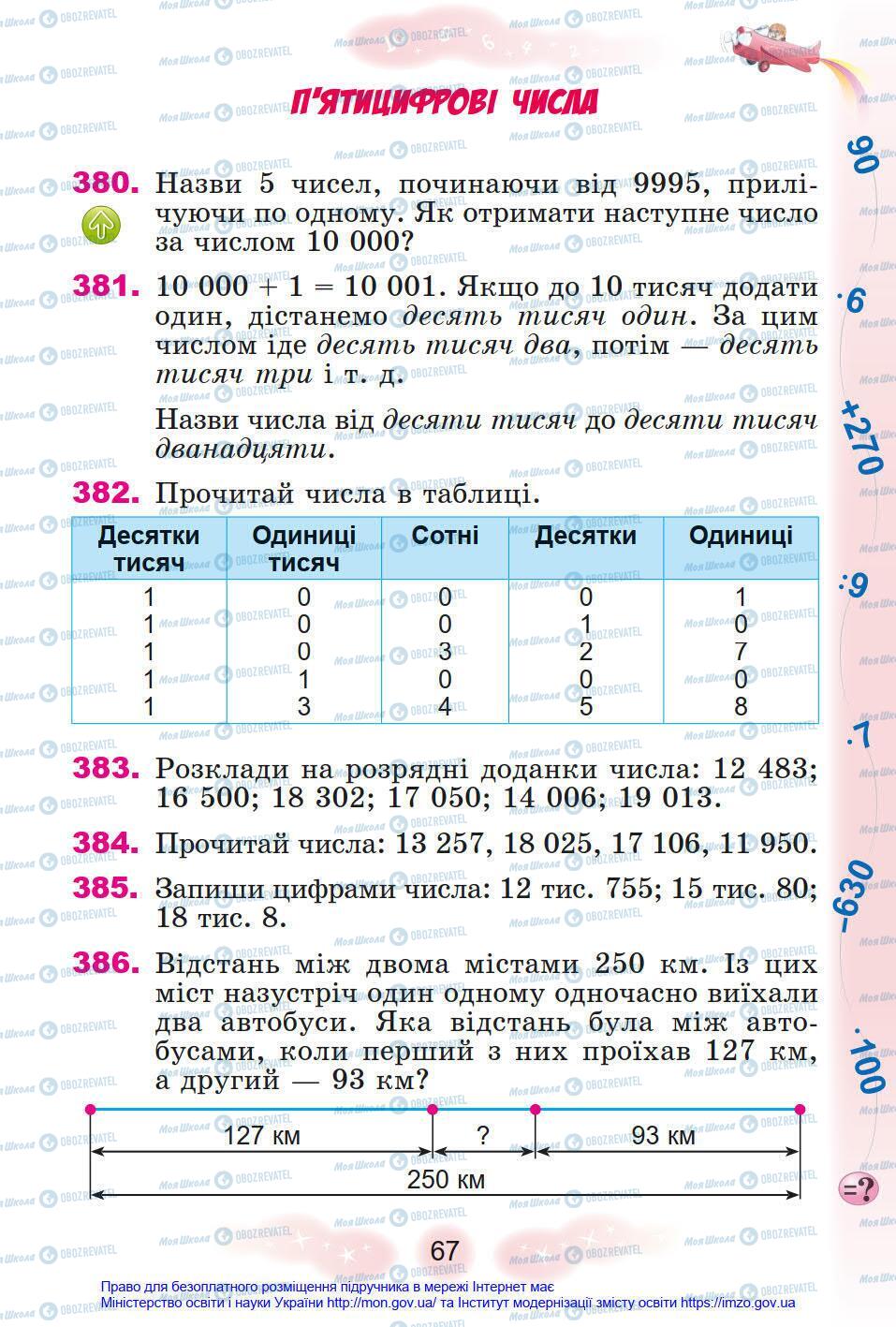 Учебники Математика 4 класс страница 67