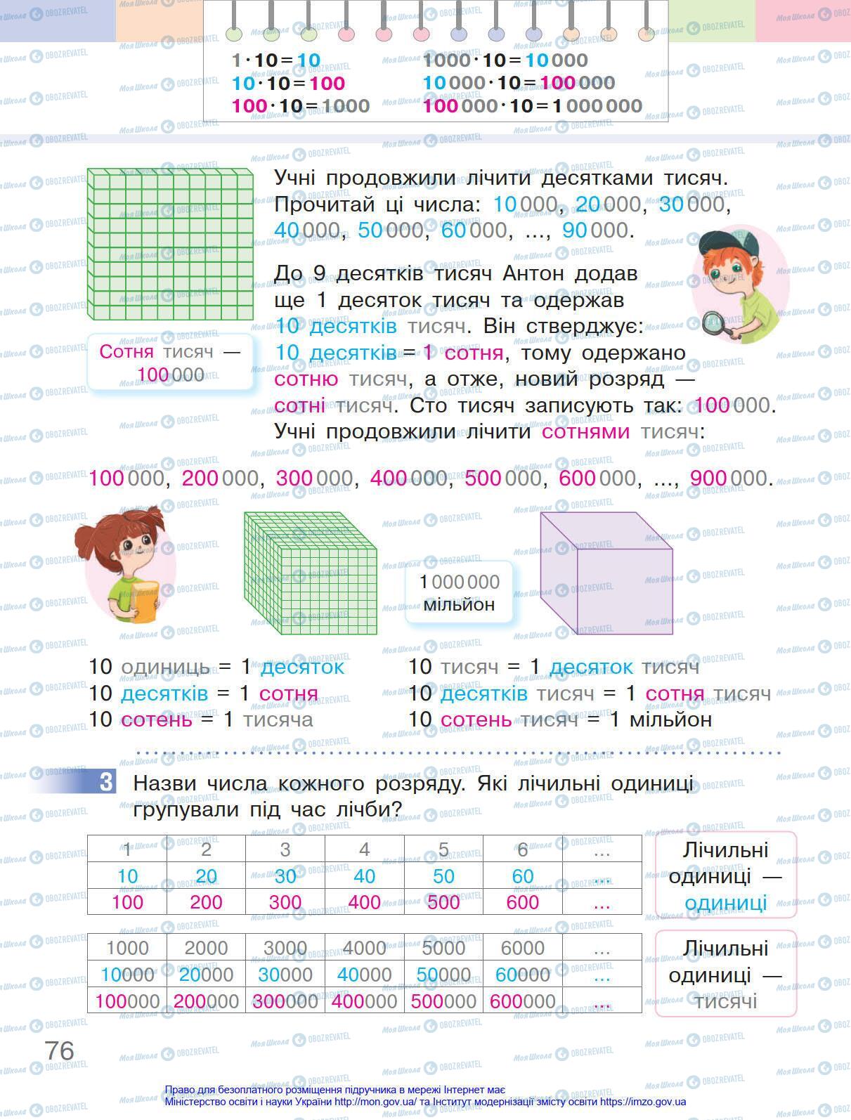 Підручники Математика 4 клас сторінка 76