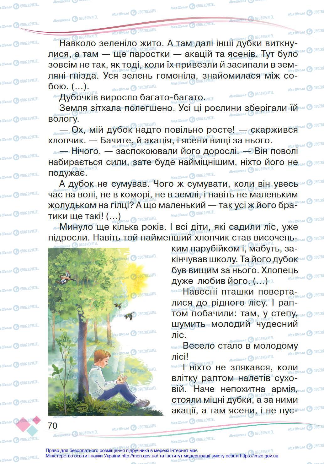 Підручники Українська мова 4 клас сторінка 70