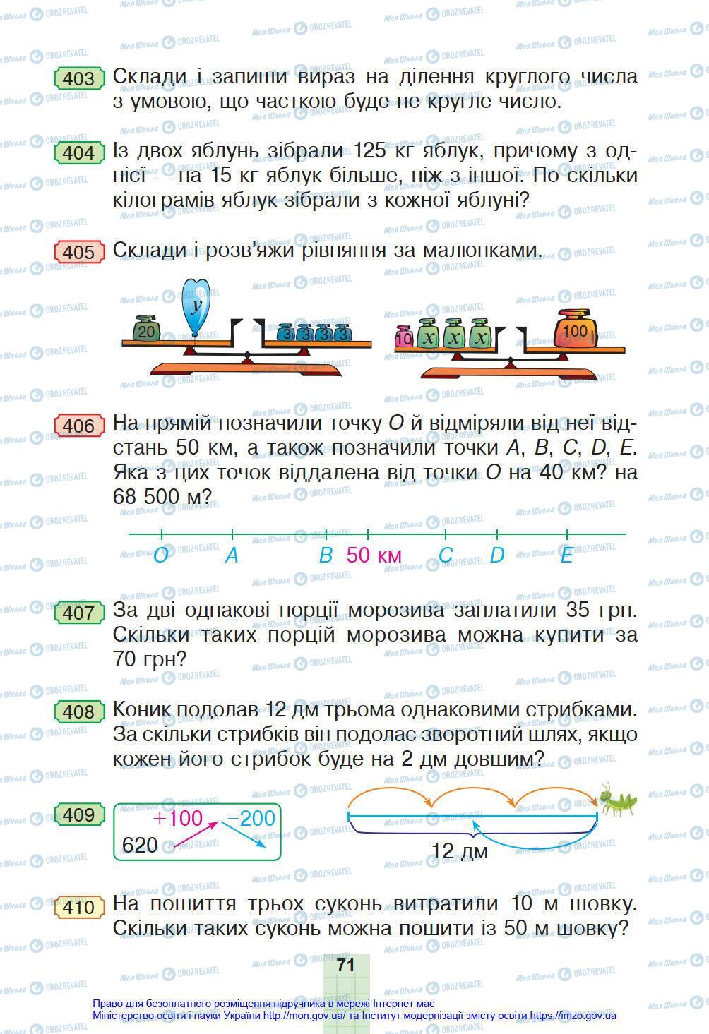 Учебники Математика 4 класс страница 71