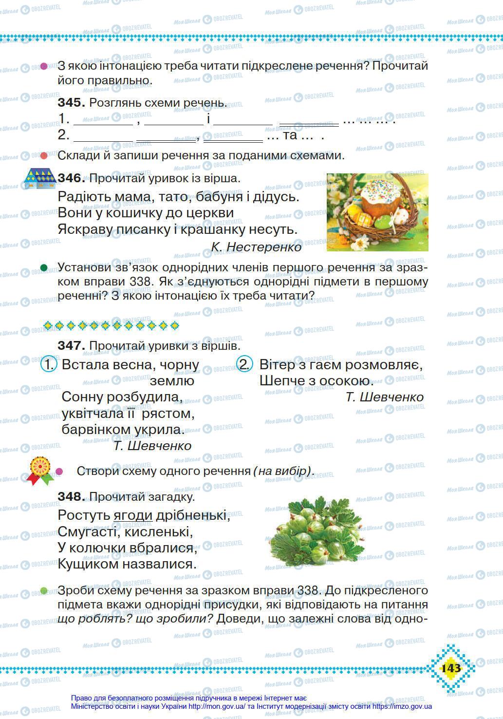 Підручники Українська мова 4 клас сторінка 143