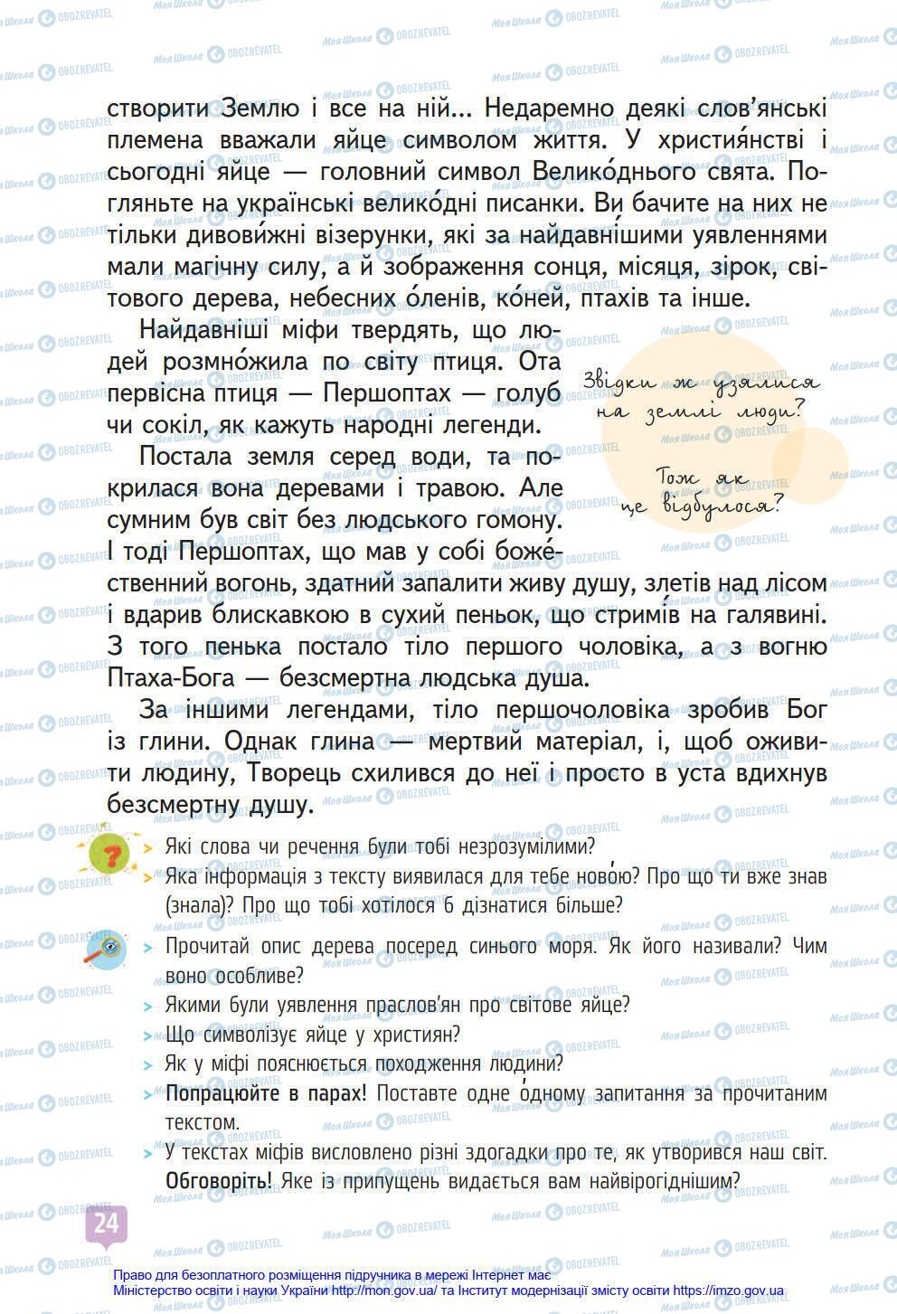 Підручники Українська мова 4 клас сторінка 24