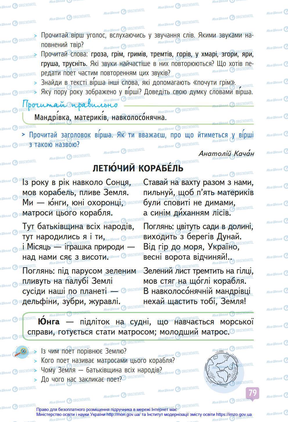 Учебники Укр мова 4 класс страница 79