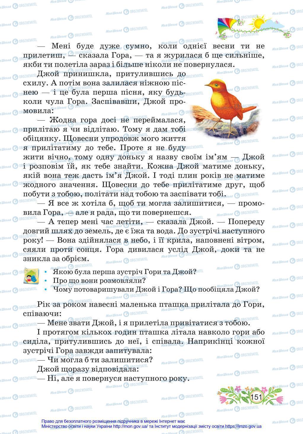 Підручники Українська мова 4 клас сторінка 151