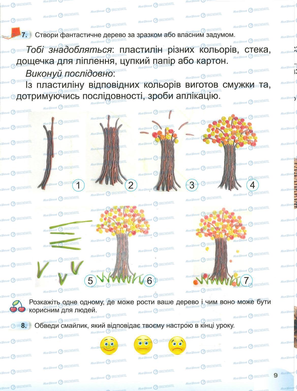 ГДЗ Я досліджую світ 1 клас сторінка 9