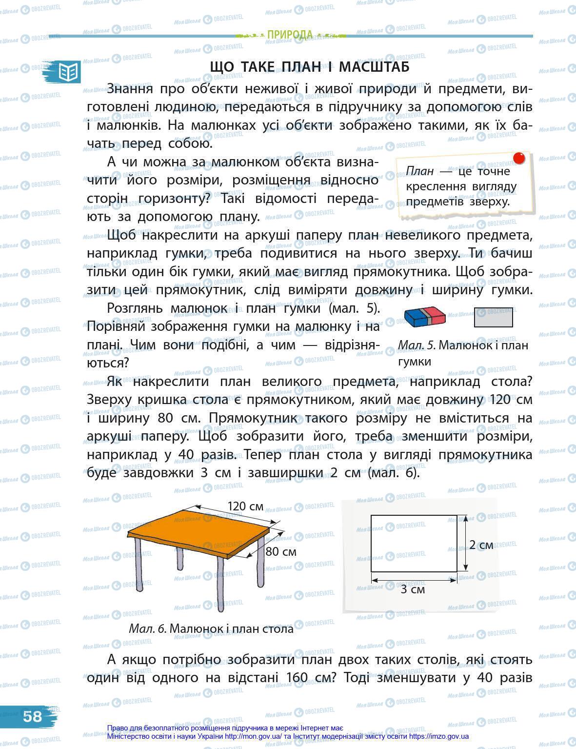 Підручники Я у світі 4 клас сторінка 58