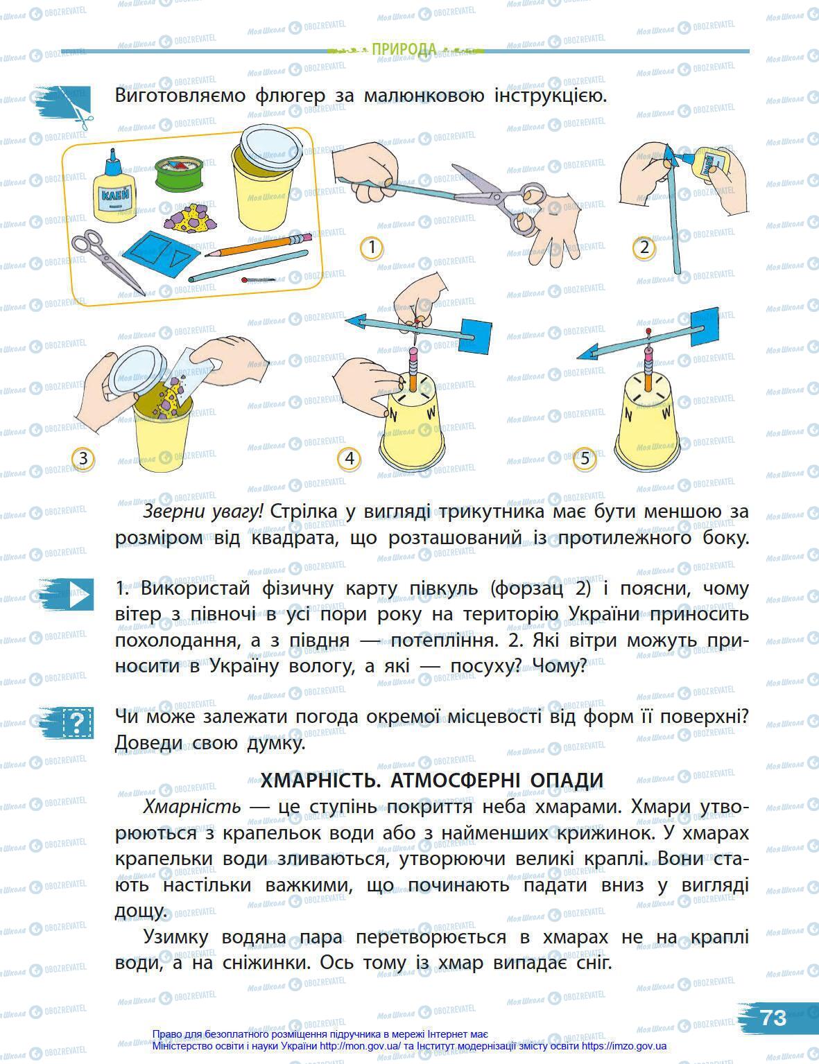 Підручники Я у світі 4 клас сторінка 73