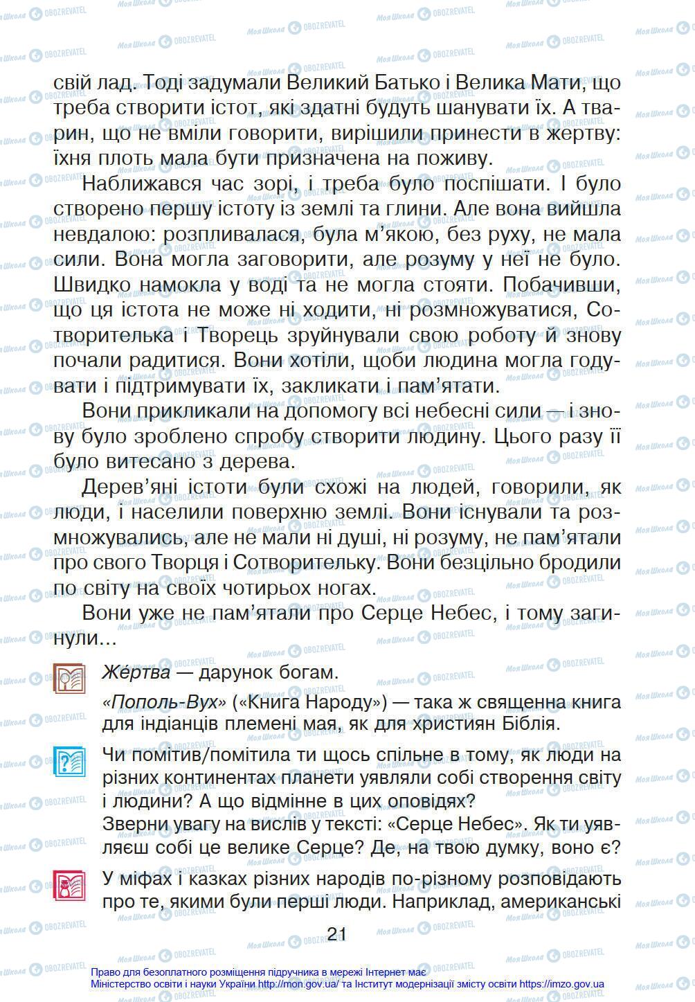 Підручники Українська мова 4 клас сторінка 21