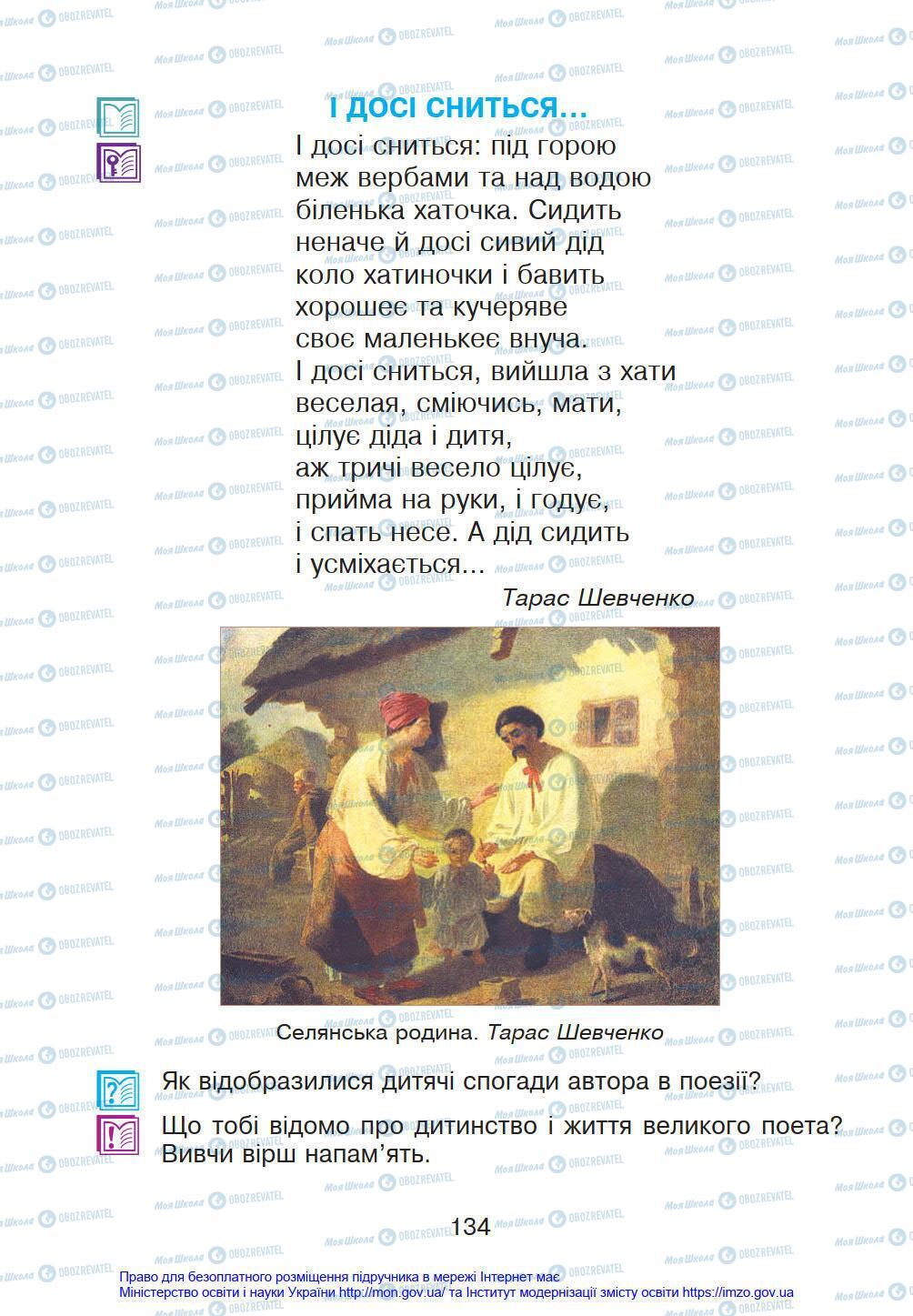 Підручники Українська мова 4 клас сторінка 134