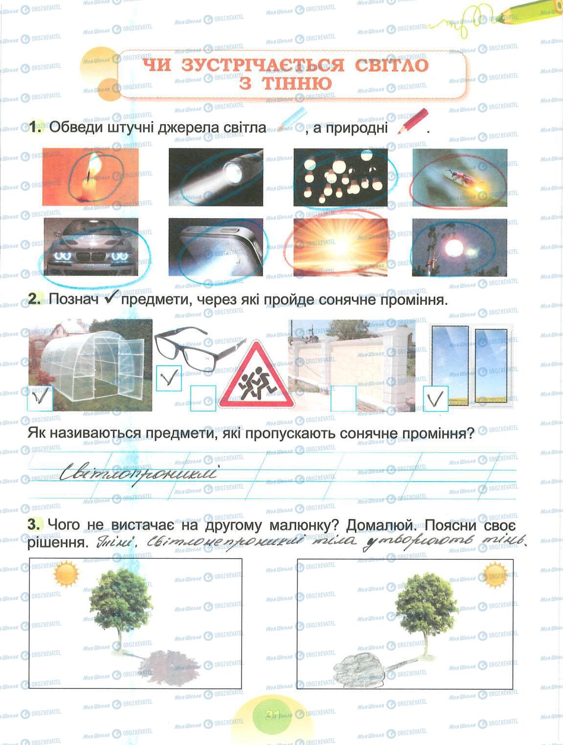 ГДЗ ЯДС (исследую мир) 2 класс страница 31