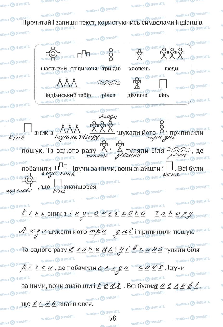 ГДЗ Я досліджую світ 2 клас сторінка 38