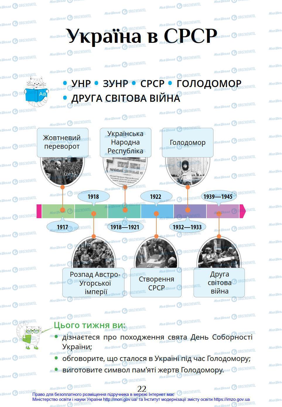 Підручники Я у світі 4 клас сторінка 22