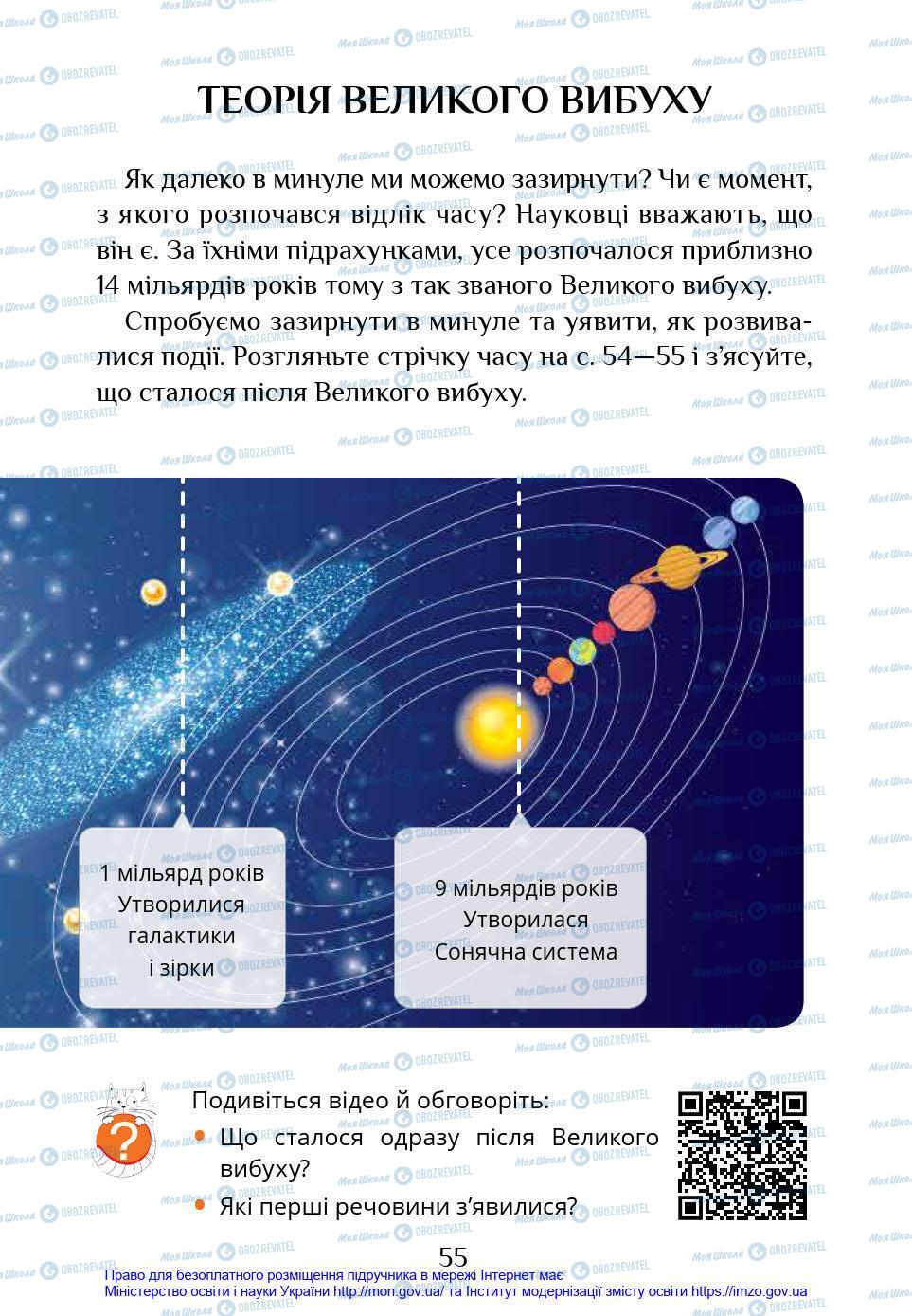 Підручники Я у світі 4 клас сторінка 55